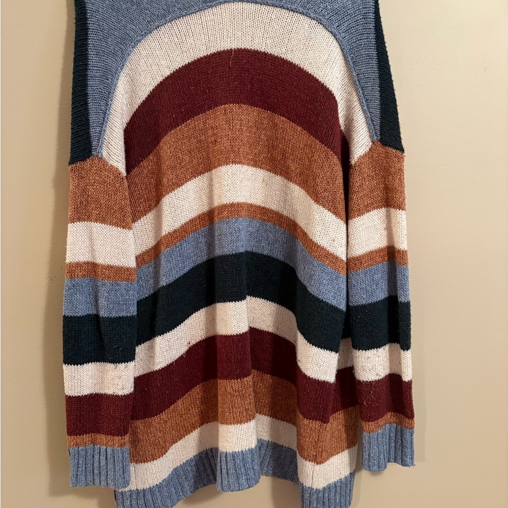 American Eagle Outfitters Colorblock Cardigan - Picture 2 of 6